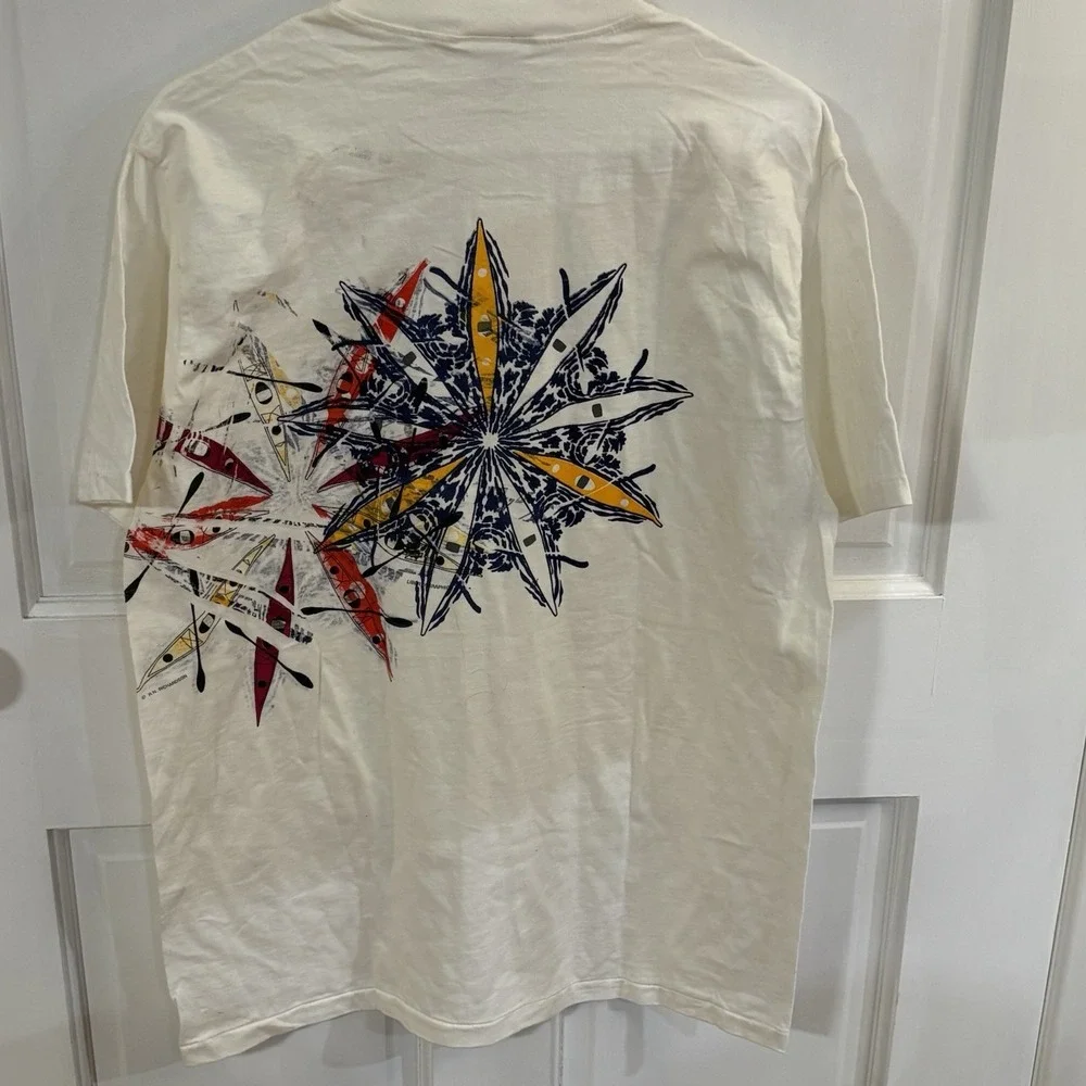 Vintage‎ Single Stitch Liberty Graphics RN Richardson Sea Kayak Men's Shirt